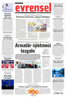 EVRENSEL 28 Ağustos 2026 gazete manşeti