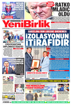 YENİBİRLİK 28 Ağustos 2026 gazete manşeti