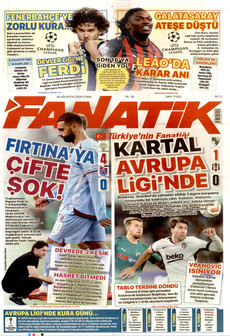 FANATİK 28 Ağustos 2026 gazete manşeti