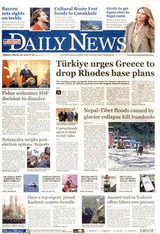 HÜRRİYET DAİLY NEWS 28 Ağustos 2026 gazete manşeti