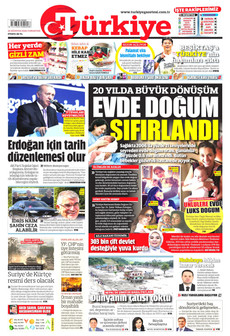 TÜRKİYE GAZETESİ 29 Ağustos 2026 Gazete Manşeti Küçük