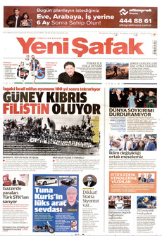 YENİ ŞAFAK 29 Ağustos 2026 Gazete Manşeti Küçük