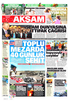 AKŞAM 29 Ağustos 2026 Gazete Manşeti Küçük