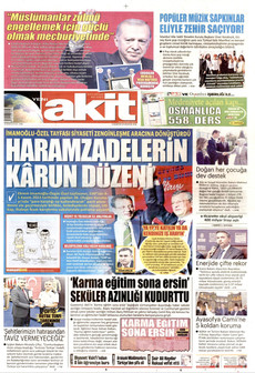 YENİ AKİT 29 Ağustos 2026 Gazete Manşeti Küçük