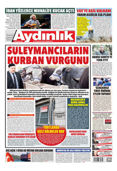 AYDINLIK GAZETESİ 29 Ağustos 2026 Gazete Manşeti Küçük