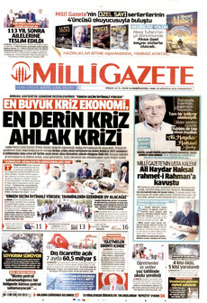 MİLLİ GAZETE 29 Ağustos 2026 Gazete Manşeti Küçük