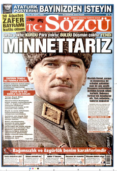 SÖZCÜ 30 Ağustos 2026 Gazete Manşeti Küçük