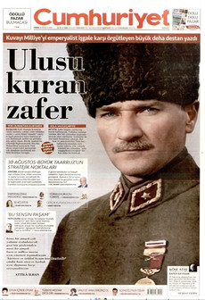 CUMHURİYET 30 Ağustos 2026 gazete manşeti