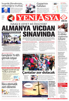 YENİ ASYA 30 Ağustos 2026 gazete manşeti