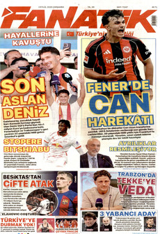 FANATİK 2 Eylül 2026 Gazete Manşeti Küçük