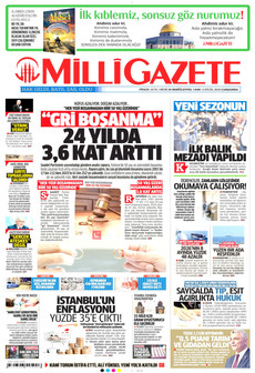 MİLLİ GAZETE 2 Eylül 2026 gazete manşeti