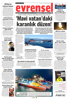 EVRENSEL 2 Eylül 2026 gazete manşeti