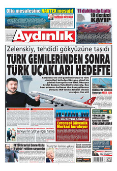 AYDINLIK GAZETESİ 3 Eylül 2026 Gazete Manşeti Küçük