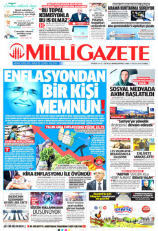 MİLLİ GAZETE 4 Eylül 2026 gazete manşeti