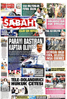 SABAH 5 Eylül 2026 gazete manşeti