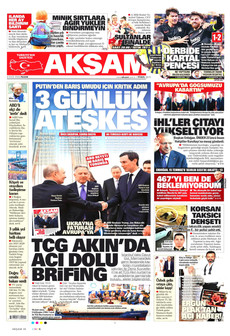 AKŞAM 6 Eylül 2026 gazete manşeti