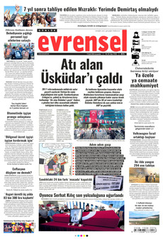 EVRENSEL 9 Eylül 2026 gazete manşeti