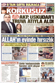 KORKUSUZ 9 Eylül 2026 gazete manşeti