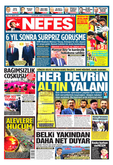 NEFES 10 Eylül 2026 gazete manşeti