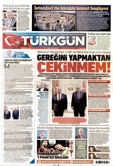 TÜRKGÜN 11 Eylül 2026 gazete manşeti