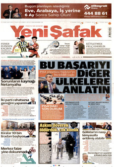 YENİ ŞAFAK 11 Eylül 2026 gazete manşeti