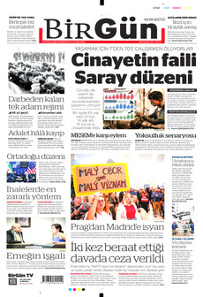 BİRGÜN 12 Eylül 2026 gazete manşeti