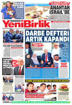 YENİBİRLİK 14 Eylül 2026 gazete manşeti