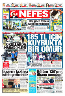 NEFES 15 Eylül 2026 gazete manşeti