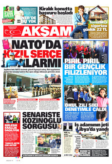 AKŞAM 15 Eylül 2026 gazete manşeti
