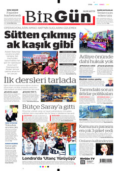 BİRGÜN 16 Eylül 2026 gazete manşeti