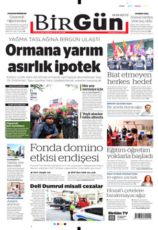 BİRGÜN 17 Eylül 2026 gazete manşeti
