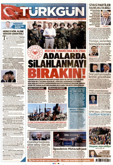 TÜRKGÜN 18 Eylül 2026 Gazete Manşeti Küçük