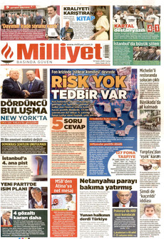 MİLLİYET 18 Eylül 2026 Gazete Manşeti Küçük