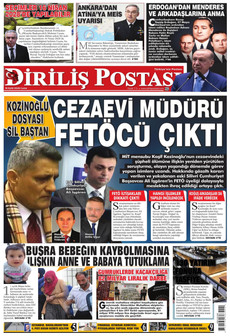 DİRİLİŞ POSTASI 18 Eylül 2026 Gazete Manşeti Küçük