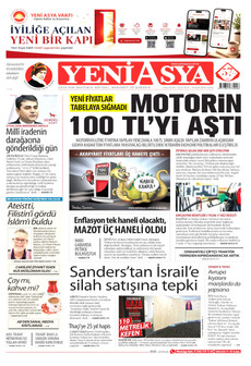 YENİ ASYA 18 Eylül 2026 Gazete Manşeti Küçük