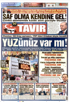 TAVIR GAZETESİ 18 Eylül 2026 Gazete Manşeti Küçük