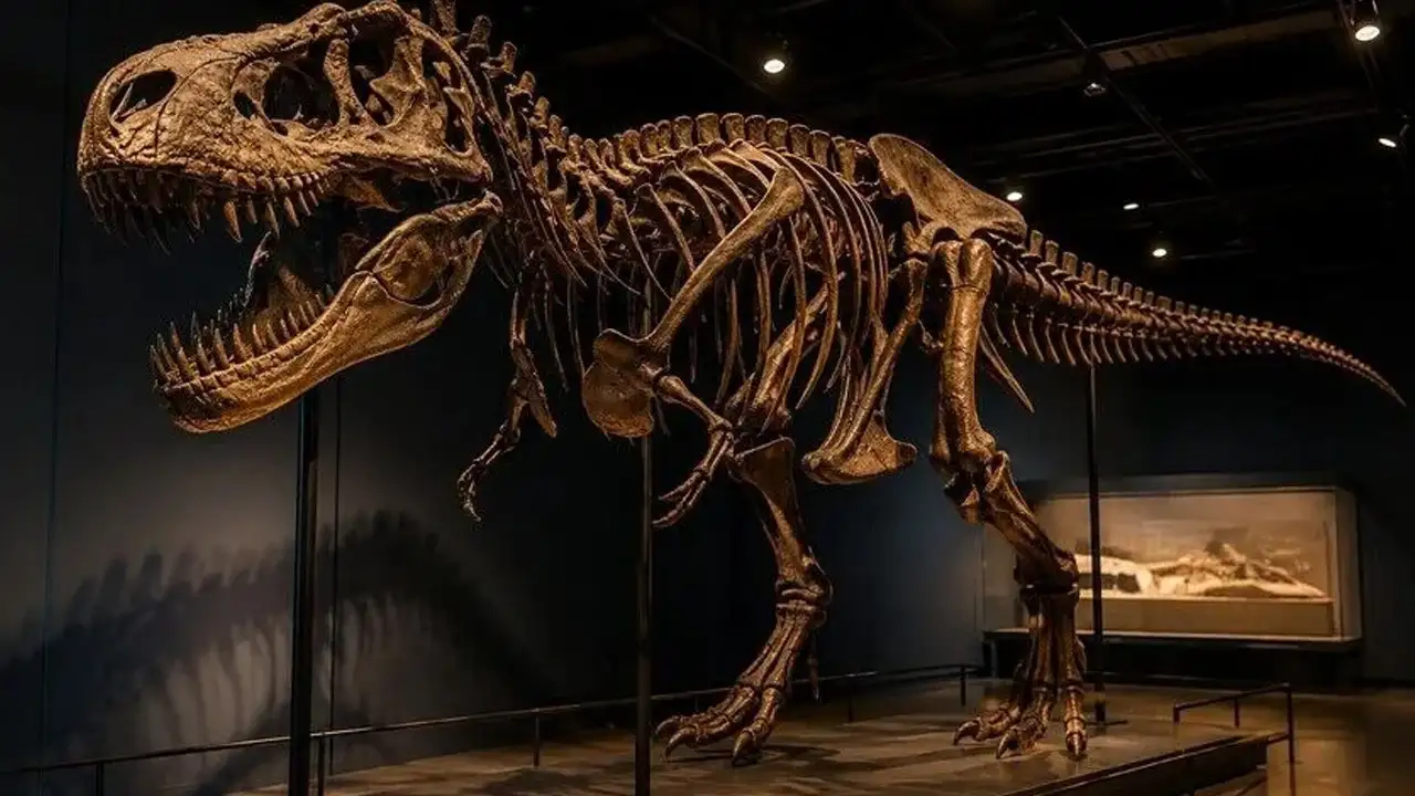 ABD'de T-rex İskeleti Rekor Fiyata Satıldı